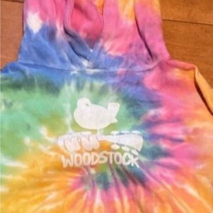 Woodstock tie dye hoodie